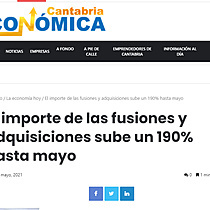 El importe de las fusiones y adquisiciones sube un 190% hasta mayo